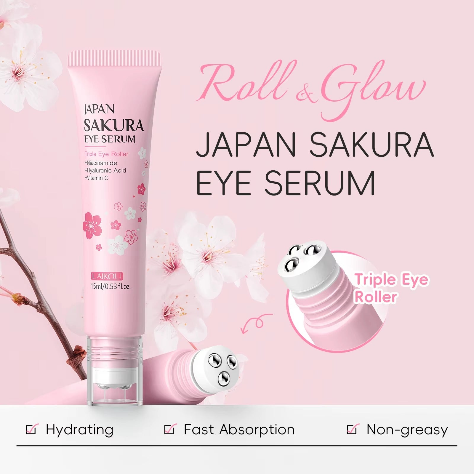 Triple Roller Japan Sakura Eye Serum